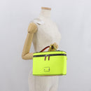 Christian Louboutin Hand Bag Leather Light Yellow Silver Auth bs32862-22