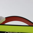 Christian Louboutin Hand Bag Leather Light Yellow Silver Auth bs32862-8