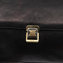 CELINE Shoulder Bag Leather Black Gold Auth bs32863-18