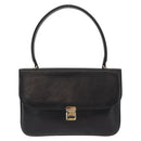 CELINE Shoulder Bag Leather Black Gold Auth bs32863-13