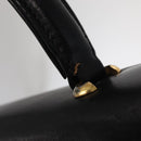 CELINE Shoulder Bag Leather Black Gold Auth bs32863-9
