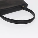 CELINE Shoulder Bag Leather Black Gold Auth bs32863-7
