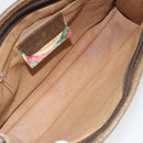 GUCCI GG Supreme Clutch Bag PVC Beige Gold 111 01 037 Auth bs32865-15