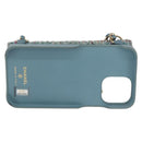 CHANEL iPhone Case Tweed Light Blue CC Auth bs32870-3