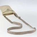 PRADA Shoulder Bag Nylon Beige Silver Auth bs32871-7