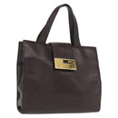 GUCCI Hand Bag Leather Black 002 0347 Auth bs32874-1