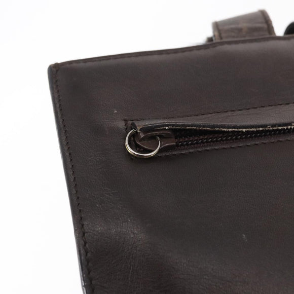 GUCCI Hand Bag Leather Black 002 0347 Auth bs32874