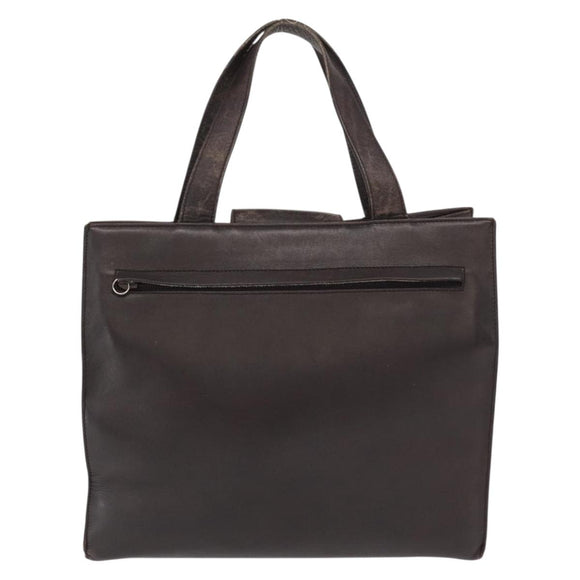 GUCCI Hand Bag Leather Black 002 0347 Auth bs32874