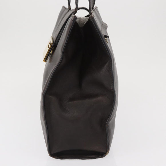 GUCCI Hand Bag Leather Black 002 0347 Auth bs32874