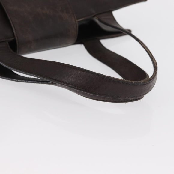 GUCCI Hand Bag Leather Black 002 0347 Auth bs32874