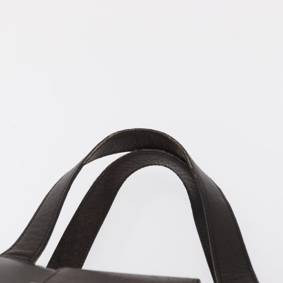 GUCCI Hand Bag Leather Black 002 0347 Auth bs32874