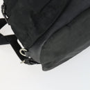 PRADA Backpack Nylon Black Silver Auth bs32876-17