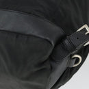 PRADA Backpack Nylon Black Silver Auth bs32876-18