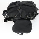 PRADA Backpack Nylon Black Silver Auth bs32876-10