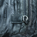 PRADA Backpack Nylon Black Silver Auth bs32876-25
