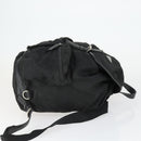 PRADA Backpack Nylon Black Silver Auth bs32876-3