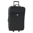 PRADA Draagtas Nylon Zwart Zilver Auth bs32877-1