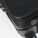 PRADA Draagtas Nylon Zwart Zilver Auth bs32877-19
