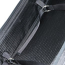 PRADA Draagtas Nylon Zwart Zilver Auth bs32877-31