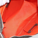 BVLGARI Shoulder Bag Canvas Brown Silver Auth bs32878-16