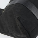 BVLGARI Tote Bag Canvas Black Silver Auth bs32879-14
