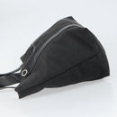 BVLGARI Tote Bag Canvas Black Silver Auth bs32879-4