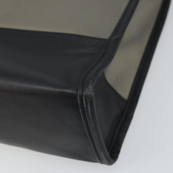 LOEWE Tote Bag Vinyl Black Auth bs32880