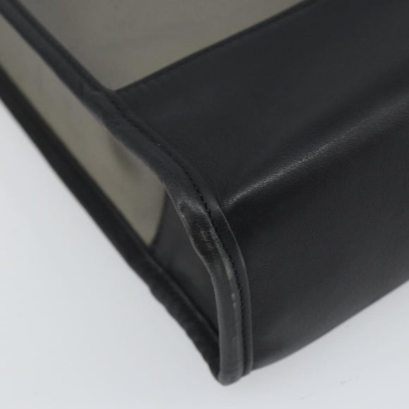 LOEWE Tote Bag Vinyl Black Auth bs32880