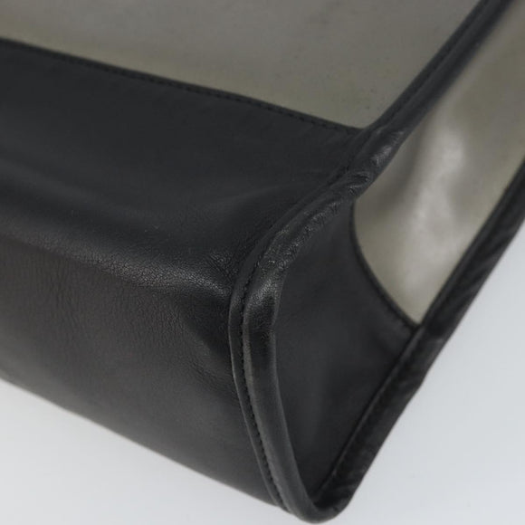 LOEWE Tote Bag Vinyl Black Auth bs32880