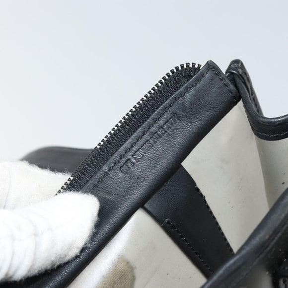 LOEWE Tote Bag Vinyl Black Auth bs32880