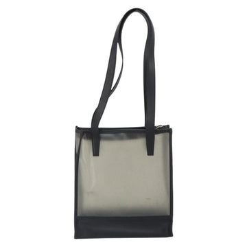 LOEWE Tote Bag Vinyl Black Auth bs32880 - 0