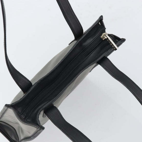 LOEWE Tote Bag Vinyl Black Auth bs32880