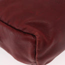 LOEWE Shoulder Bag Leather Red Auth bs32881-9