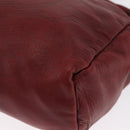 LOEWE Shoulder Bag Leather Red Auth bs32881-14