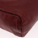 LOEWE Shoulder Bag Leather Red Auth bs32881-15