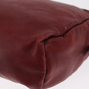 LOEWE Shoulder Bag Leather Red Auth bs32881-16