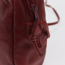 LOEWE Shoulder Bag Leather Red Auth bs32881-10