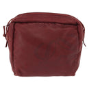 LOEWE Shoulder Bag Leather Red Auth bs32881-13
