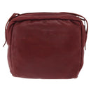 LOEWE Shoulder Bag Leather Red Auth bs32881-2