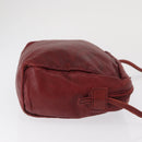 LOEWE Shoulder Bag Leather Red Auth bs32881-3