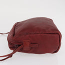 LOEWE Shoulder Bag Leather Red Auth bs32881-4