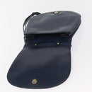 LOEWE Shoulder Bag Leather Blue Auth bs32882-19