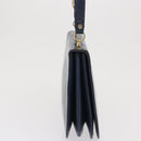 LOEWE Shoulder Bag Leather Blue Auth bs32882-4