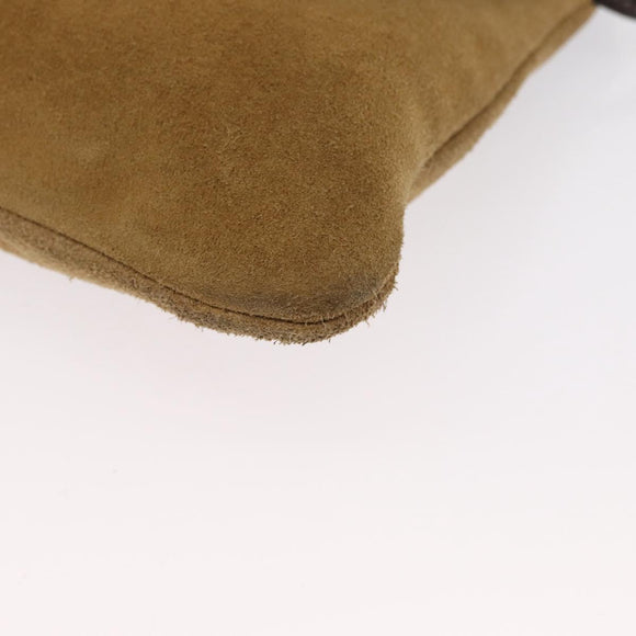 LOEWE Shoulder Bag Suede Brown Auth bs32883