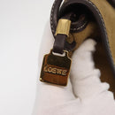 LOEWE Shoulder Bag Suede Brown Auth bs32883-10