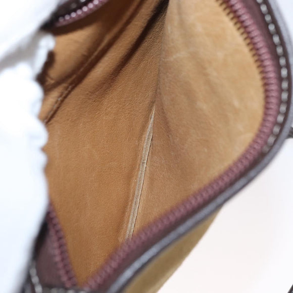 LOEWE Shoulder Bag Suede Brown Auth bs32883