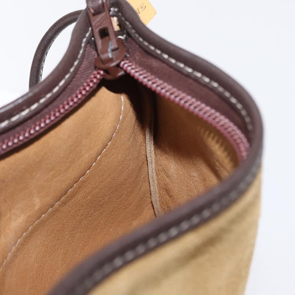 LOEWE Shoulder Bag Suede Brown Auth bs32883