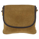 LOEWE Shoulder Bag Suede Brown Auth bs32883-13