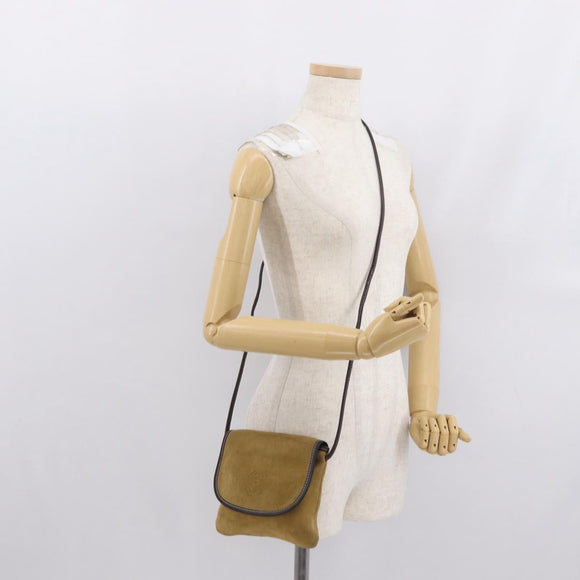 LOEWE Shoulder Bag Suede Brown Auth bs32883