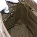 Salvatore Ferragamo Tote Bag Canvas Beige Gold Auth bs32887-18